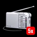 Produktbild: Panasonic RF-P150DEG UKW Taschenradio Analog Tuner Handschlaufe Silber 5 STÜCK