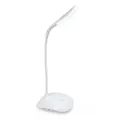 Produktbild: Eaxus® LED Schreibtischlampe - USB oder Batterien. Flexibel biegbar, Dimmbar, Weiß