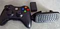 Produktbild: Original Xbox 360 Controller Wireless Schwarz Joystick Kabellos mit Chatpad