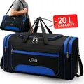 Produktbild: Sporttasche Sport Tasche Fitness 50 cm Reisetasche Fitnesstasche Gym Umhängetasche Arbeitstasche Damen Herren Jungen Mädchen Blau Retoo - Blau