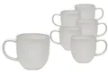 Produktbild: Van Well | URBAN Kaffeebecher 32 cl creme 6er Set - Steinzeug stylisch, handlicher Kaffee - Tee Becher