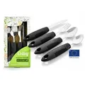 Produktbild: Celley Ergonomisches Besteck für Senioren und Menschen mit Behinderung – 4-teiliges Set
