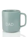 Produktbild: hoppala Giftandprint Tasse Grün Dad, Papa Geschenke für Papa Vatertag Bester Papa Geschenk Du wirst Papa Tassen werdender Papa Gifts für Väter Daddy to be Kaffeebecher mit Henkel, Keramik,250 ml