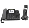 Produktbild: Doro Comfort 4005 Combo Schwarz Schnurgebundenes Telefon mit Mobilteil Kabelgebundenes Telefon