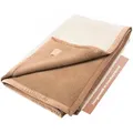 Produktbild: Wohndecke Zarte Alpakadecke Suri aus 100% Baby Alpakawolle, Ritter Decken, doppelseitige Wolldecke, Wendedecke, 100% Alpaka, weitere Größen braun 150 cm x 220 cm