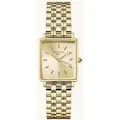 Produktbild: ROSEFIELD Damenuhr Boxy XS Champagner Gold eckig QCGSG-Q048