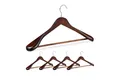 Produktbild: relaxdays Kleiderbügel Anzug Kleiderbügel 5er Set, (5er Set), braun