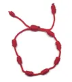 Produktbild: MYSTIC JEWELS by Dalia – Armband Kabbalah – Kordel, 7 Knoten aus rotem Draht – Unisex – verstellbar – Schutz vor bösen Augen, Glück – Good Luck