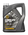 Produktbild: MANNOL NEUWARE 07/2023 MOTORÖL 0W20 LONGLIFE 508/509 5 LITER (7722) (SYNTHETISCH