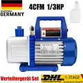 Produktbild: Vakuumpumpe 4CFM 1/3HP 70L/min Kompressor Pumpe Klimaanlagen Vakuumpumpe mit Öl