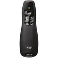 Produktbild: Logitech Wireless Presenter R400, Plug&Play, integrierte Präsentationstasten, roter Laserpointer mit LED-Anzeige