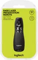 Produktbild: Logitech Presenter R400, Wireless, schwarz Laser, 6 Tasten, inkl. Batterie 2x AAA, Retail 910-001356