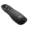 Produktbild: Logitech R400 Presenter, Kabellose 2.4 GHz Verbindung via USB-Empfänger, 15m Reichweite, Roter Laserpointer, Intuitive Bedienelemente, 6 Tasten, Batterieanzeige, PC - Schwarz