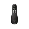 Produktbild: Logitech R400 Presenter Kabellos 2,4 GHz USB-Empfänger 15m Reichweite PC schwarz