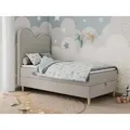 Produktbild: Boxspringbett, Einzelbett für Kinder, Jugendbett mit Matratze - FLOW - 90x180cm - Beige - H3 - Beige