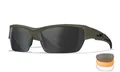 Produktbild: Wiley X │ WX Valor Sportsbrille Herren Schutzbrille Sonnenbrille │ Taktische Militärische Airsoft Brille │ Laufbrille Radfahren Fahrt Wandern Fischen Outdoor MTB Brille