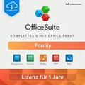 Produktbild: Mobi OfficeSuite Family 1-User / 1-Jahr / KEY
