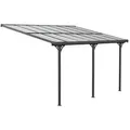 Produktbild: Terrassenüberdachung, Schwarz, Metall, 435x225x300 cm, Sonnen- & Sichtschutz