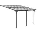 Produktbild: Terrassendach Terrassenüberdachung Aluminium Westmann schwarz 300x435x270cm