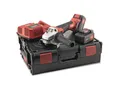 Produktbild: Flex Akku-Winkelschleifer LB 125 18.0-EC, Set inkl. 2 Akkus, Ladegerät und L-BOXX