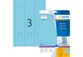 Produktbild: HERMA Etikett Herma Ordnerrückenschilder permanent haftend 297 x 61 mm blau 20 Bl