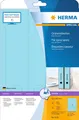 Produktbild: Ordneretiketten A4 blau 61x297 mm Papier matt blickdicht 60 St.