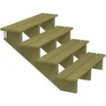 Produktbild: Plus A/S  Terrassentreppe 4 Stufen 100x68x120 cm Druckimprägniert NTR Kl A