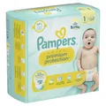 Produktbild: Procter & Gamble Service GmbH Pampers Premium Protection 1 Newborn Windeln, 2-5 kg, Babywindel mit Komfort und Schutz für empfindliche Haut, 1 Single Packung = 24 Windeln 8700216664448