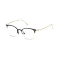 Produktbild: Rodenstock R7085 C Damen Brille Brillenfassung Brillengestell Titan Schwarz Gold