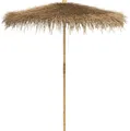 Produktbild: vidaXL Tiki-Schirm mit Bananenblatt-Dach 240 cm Bambus