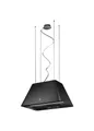 Produktbild: ELICA IKONA LIGHT BL/F/60 Inselhaube Filterhaube LED Schwarz Soft Touch Effekt