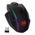 Produktbild: Redragon M686 Vampire Elite Kabellose Gaming Maus, 16000 DPI Kabelgebunde/Kabellose Maus mit Professionellem Sensor, 45-Stunden-Dauerleistung, Anpassbarem Makro und RGB-Hintergrundbeleuchtung