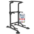 Produktbild: DH FitLife Power Tower Dip Station | Klimmzugstange Freistehend | Dip Barren Rückentrainer | Kraftstation Kraftturm | Fitness Station | Power Rack for Home Gym | Krafttraining für Zuhause