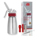 Produktbild: ISI Sahnespender 250 ml, Gourmet Whip Plus, 0.25 Liter, aus hochwertigem Edelstahl, Betrieb mit ISI Sahnekapseln, für Sahne, warme und kalte Saucen, Suppen, Espumas und Desserts, 140301