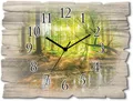 Produktbild: Artland Wanduhr Wald mit Bach (wahlweise mit Quarz- oder Funkuhrwerk, lautlos ohne Tickgeräusche)