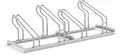 Produktbild: Bügelparker 2054 unser Klassiker | Fahrradständer einseitig | für 4 Fahrräder | Abwechselnde Hoch-/Tiefeinstellung | Fahrradparker Bodenparker Mehrfachständer | Dreifke®