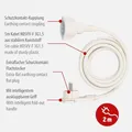 Produktbild: Verlängerungskabel 2m Brennenstuhl Flachstecker Weiß Innenbereich Kunststoff