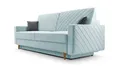 Produktbild: MOEBLO Schlafsofa CALIFORNIA, Sofa aus Samtstoff Couch für Wohnzimmer Sofagarnitur Polstersofa Wohnlandschaft Velours 230x96x97cm, mit Bettkasten und Schlaffunktion