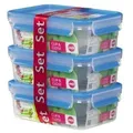 Produktbild: Emsa - Vorratsdose Clip & Close 13,6 X 7,2 X 19,7 Cm (b X H X L) 1l Spülmaschinenfest Kunststoff Transparent 3 St./pack.