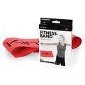 Produktbild: Fitnessband Yogaband Gymnastik Widerstand Band Rot Mittel Expander Kintex