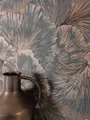 Produktbild: Newroom Tapete Grau Vliestapete Dschungel - Mustertapete Modern Anthrazit Kupfer Palmen Blätter Palmenblätter Tropisch Dschungeltapete Metallic inkl. Tapezier-Ratgeber