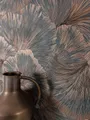 Produktbild: Newroom Vliestapete Neriah Copper Tapete Mustertapete Dschungel,Palmen,Blätter, Grau Tapete Modern Dschungel - Mustertapete Palmenblätter Anthrazit Kupfer Tropisch Floral Palmen Blätter für Wohnzimmer Schlafzimmer Küche, Palmenblätter