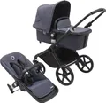 Produktbild: Bugaboo Fox Cub Kinderwagen 2-in-1 - Black / Blue Stormy