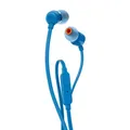 Produktbild: JBL T110 Wired In-Ear Headphones with JBL Pure Bass Sound, in Blue Blue Blue