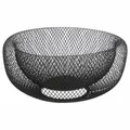 Produktbild: 5five Simply Smart Aufbewahrungskorb Mesh, Obstkorb, Metall, Schwarz, 27 cm