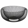Produktbild: 5five Simply Smart Aufbewahrungskorb Mesh, Obstkorb, Metall, Schwarz, 27 cm