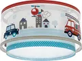 Produktbild: Dalber Deckenlampe kinderzimmer, Deckenleuchte für Kinder Polizei Autos Police, 60616N, E27