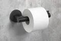Produktbild: Zack SCALA Toilettenpapierhalter Edelstahl pulverbeschichtet schwarz 40580
