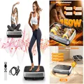 Produktbild: Vibrationsplatte MOSUNY Doppelmotor 450 Pfund Ganzkörpertraining Massagegerät