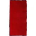 Produktbild: Beliani - Läufer Teppich Rot Polyester 80 X 150 Cm Rechteckig Hochflor Modern Maschinengetuftet Fußbodenheizung Geeignet Wohnzimmer Schlafzimmer Flur